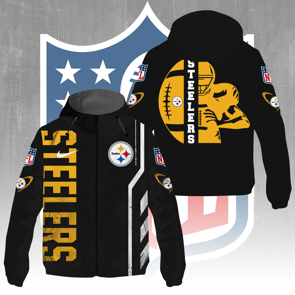 Sportswearmerch Pittsburgh Steelers NFL Windbreaker Jacket For Fan