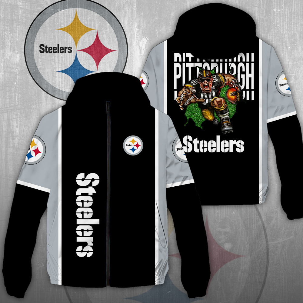 Sportswearmerch Pittsburgh Steelers NFL Windbreaker Jacket For Fan