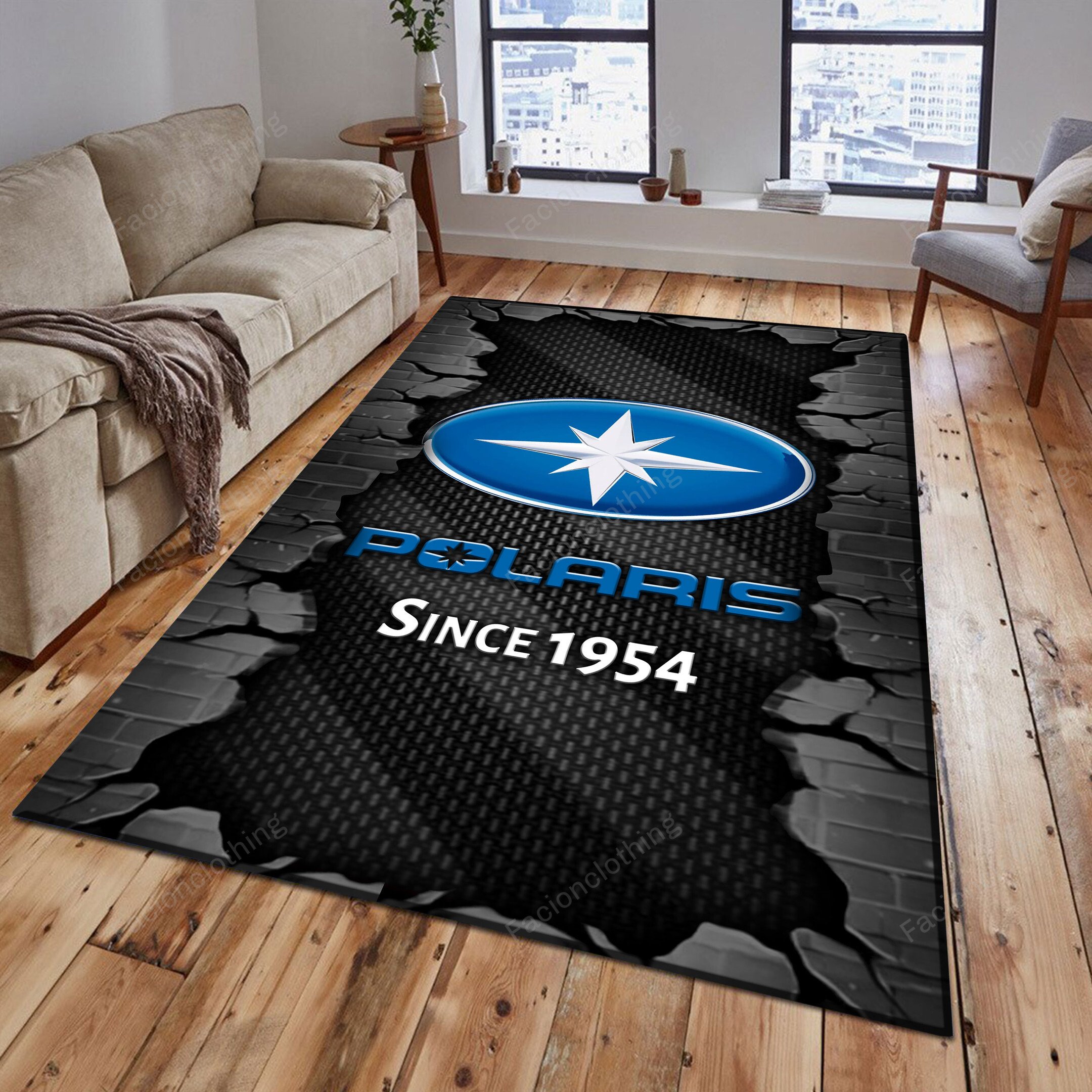 Sportswearmerch Polaris Car Personalized Rug For Fan