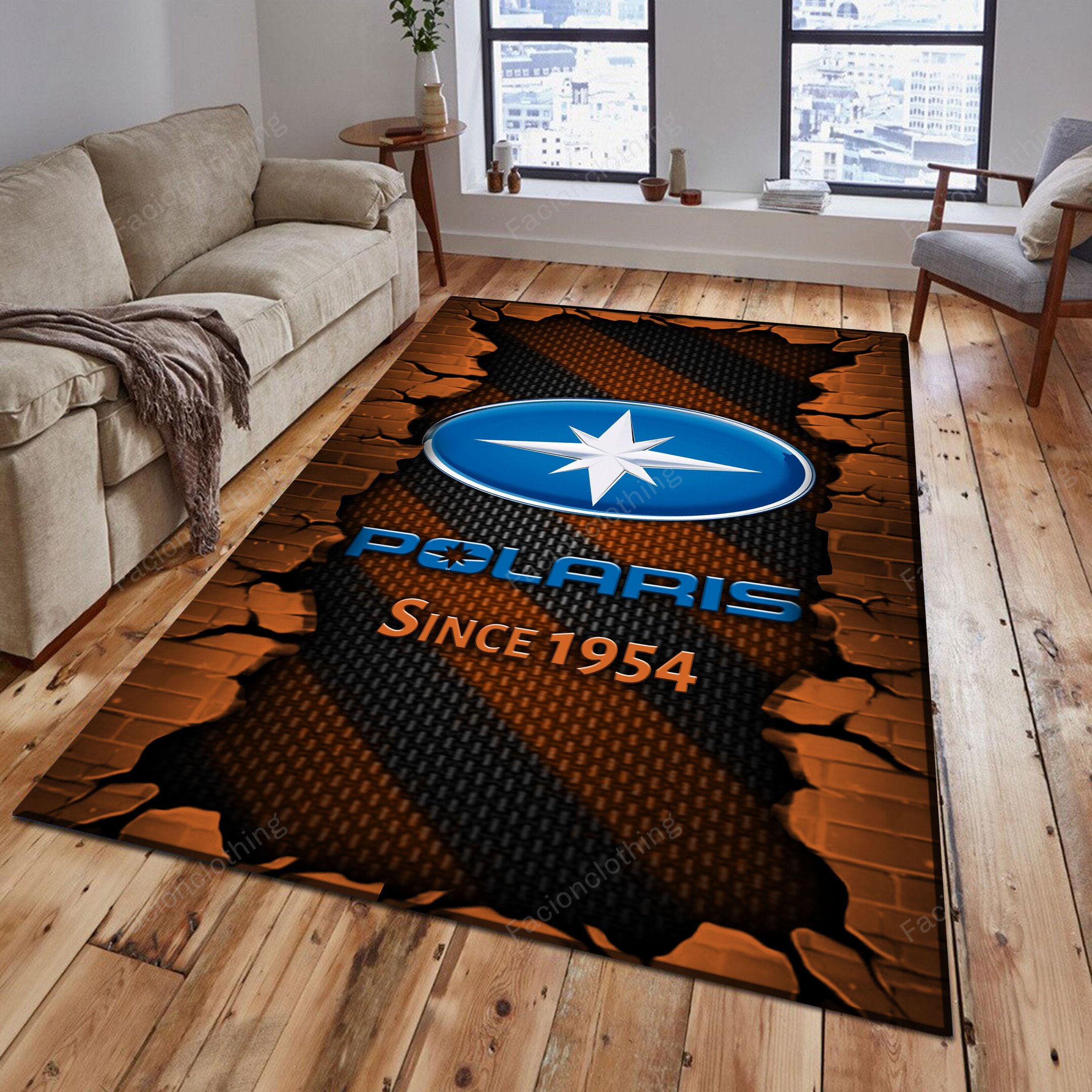 Sportswearmerch Polaris Car Personalized Rug For Fan