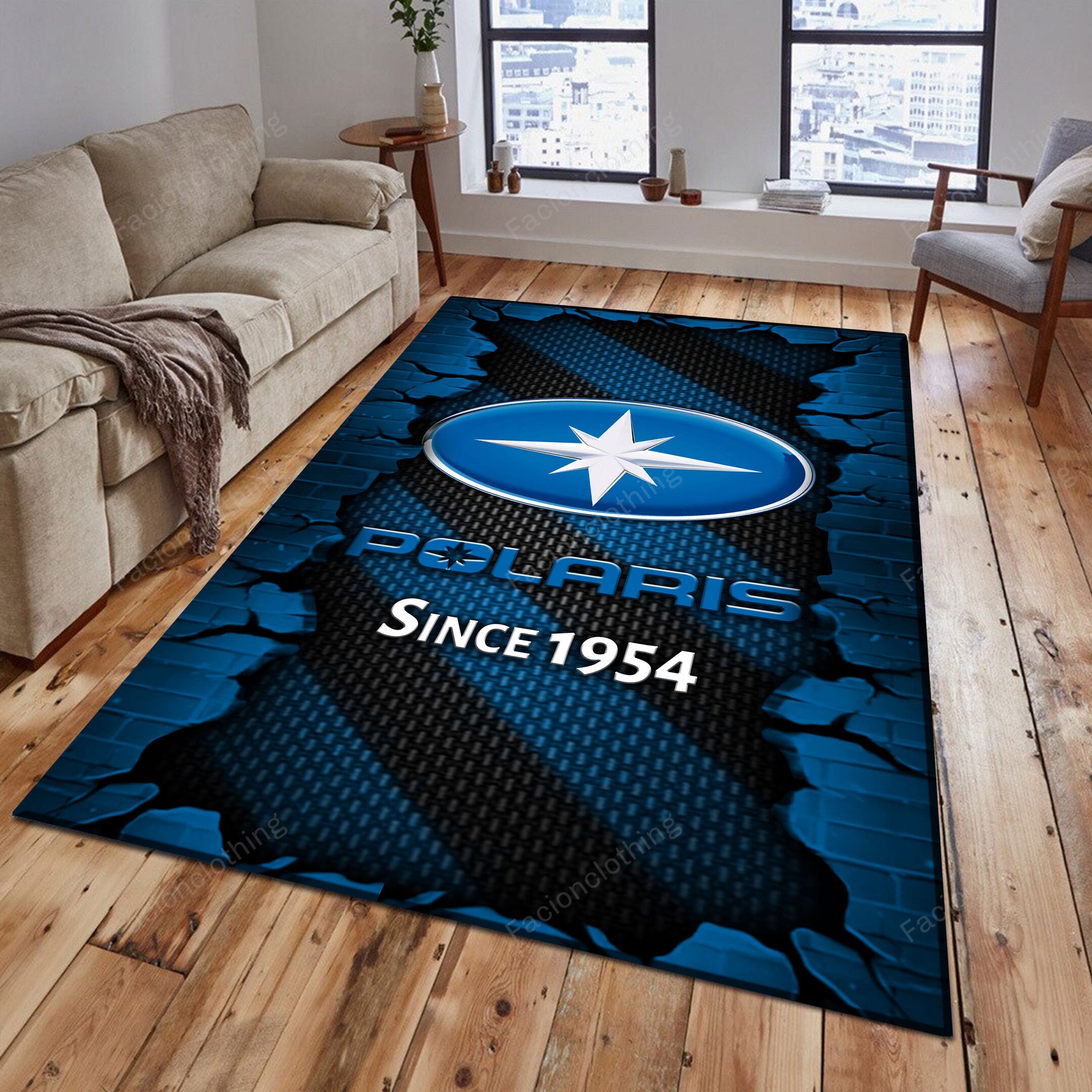 Sportswearmerch Polaris Motorcycle Personalized Rug For Fan