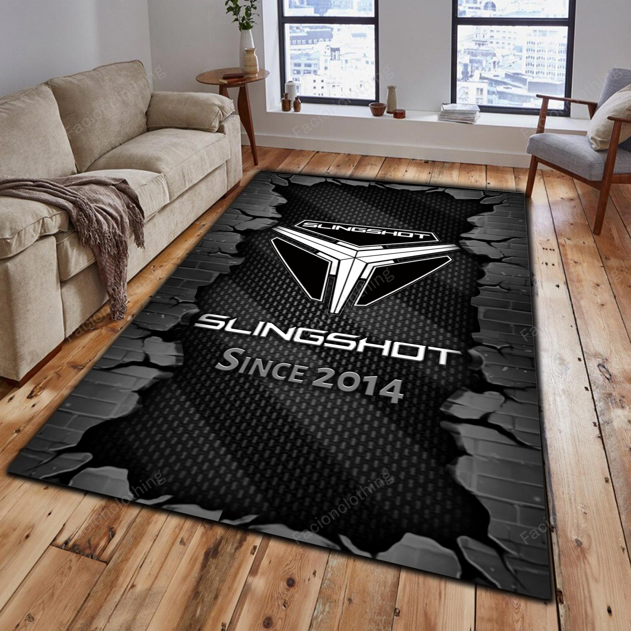 Sportswearmerch Polaris Slingshot Car Personalized Rug For Fan