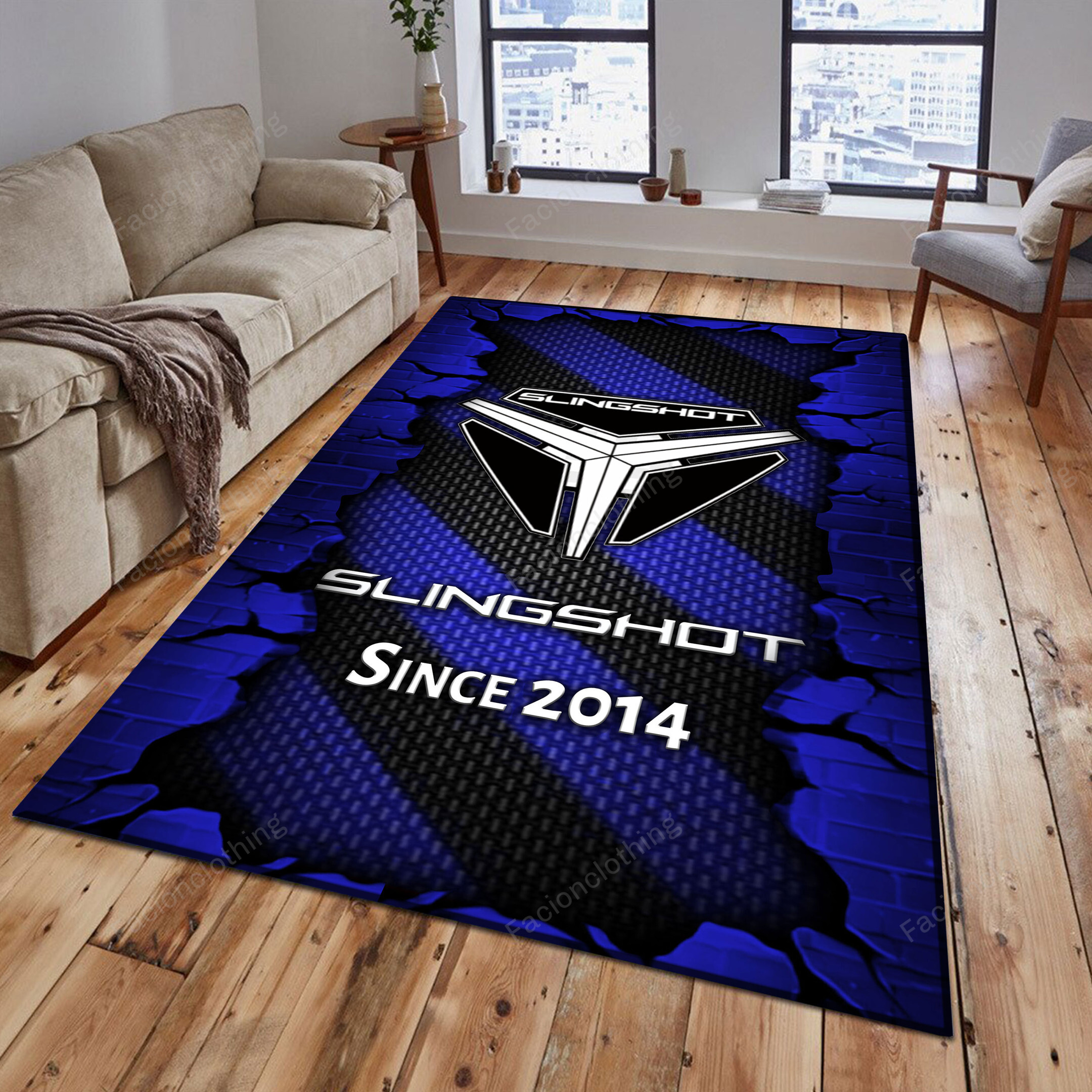 Sportswearmerch Polaris Slingshot Car Personalized Rug For Fan
