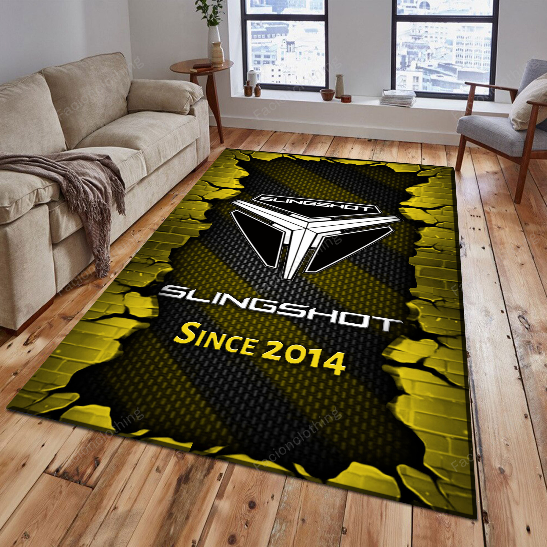 Sportswearmerch Polaris Slingshot Car Personalized Rug For Fan