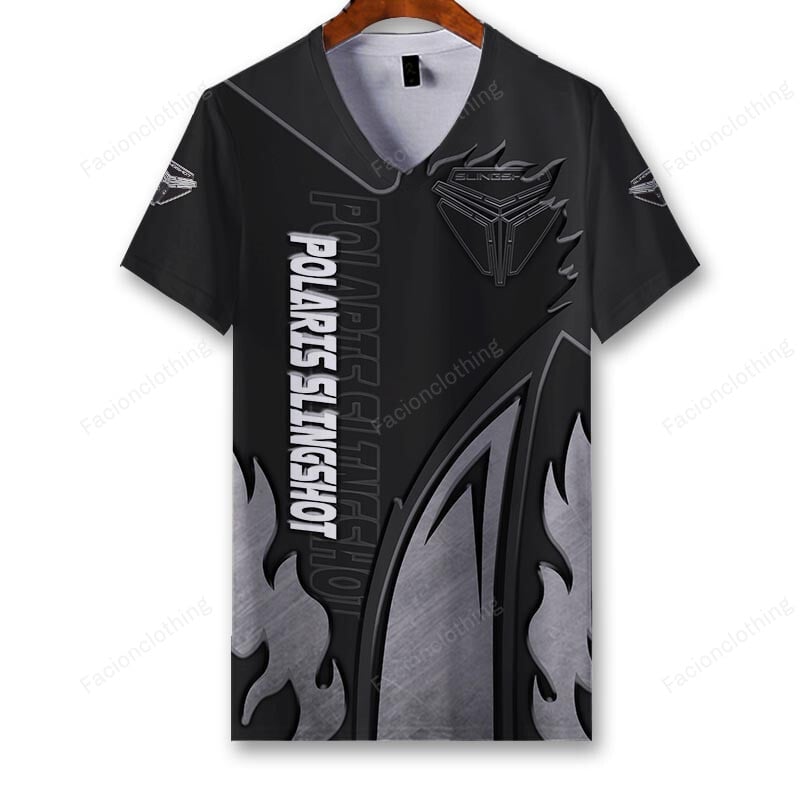 Sportswearmerch Polaris Slingshot Car Personalized V-neck Women T-shirt For Fan