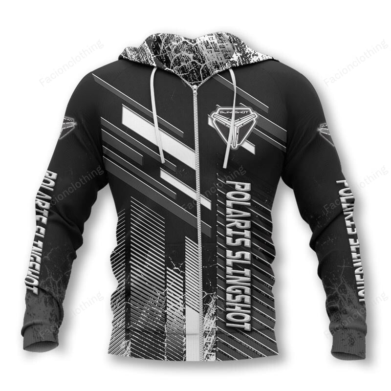 Sportswearmerch Polaris Slingshot Car Personalized Zip Hoodie For Fan