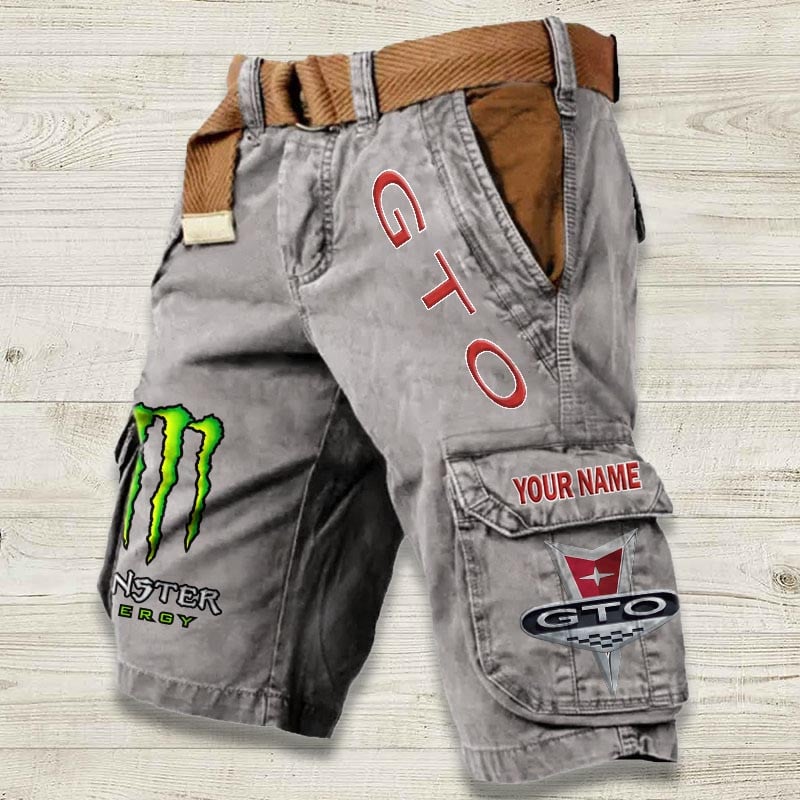 Sportswearmerch Pontiac Car GTO Car Denim Short For Fan