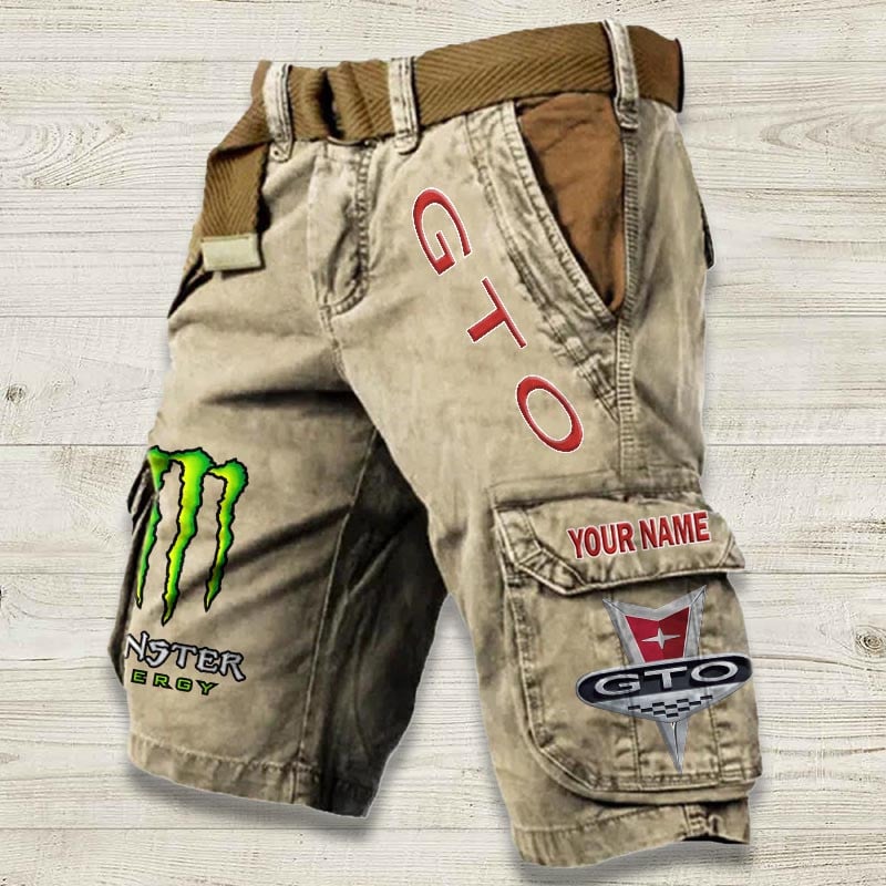 Sportswearmerch Pontiac Car GTO Car Denim Short For Fan