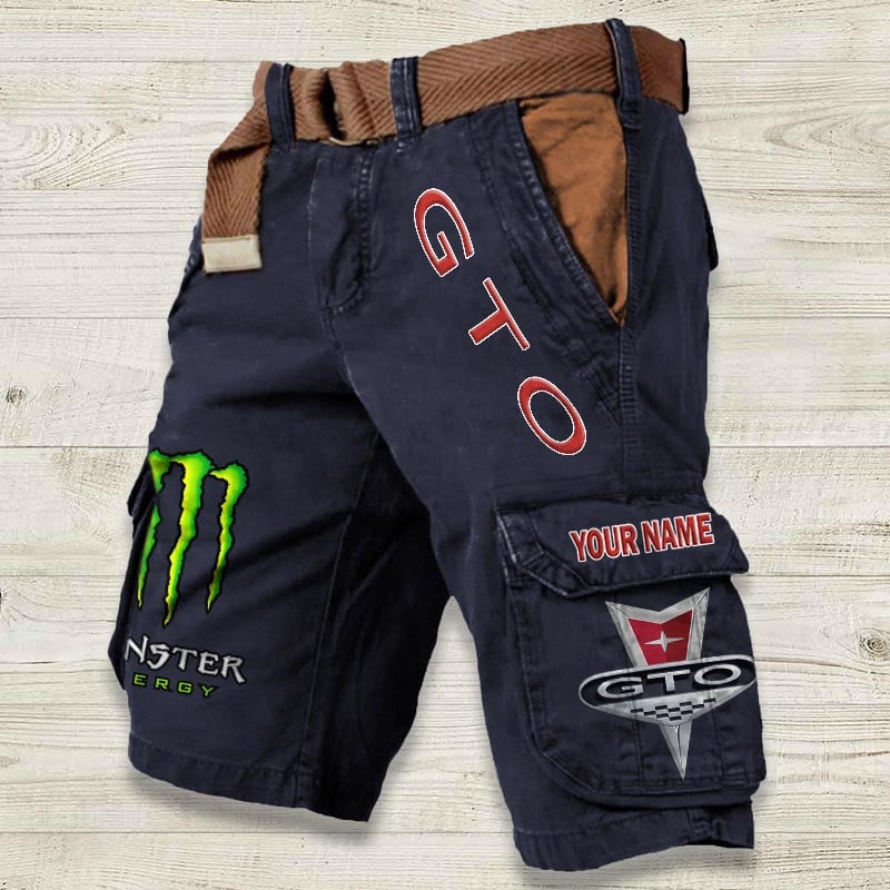 Sportswearmerch Pontiac Car GTO Car Denim Short For Fan