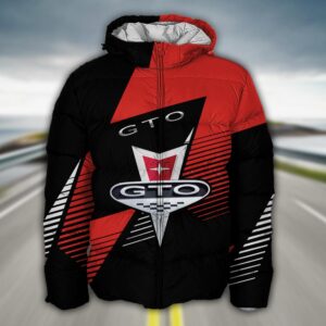 Sportswearmerch Pontiac Car GTO Puffer Jacket For Fan