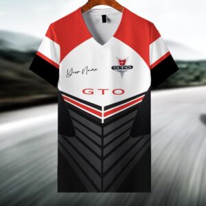 Sportswearmerch Pontiac Car GTO V-neck Women T-shirt For Fan