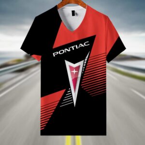 Sportswearmerch Pontiac Car V-neck Women T-shirt For Fan