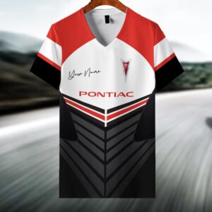 Sportswearmerch Pontiac Car V-neck Women T-shirt For Fan