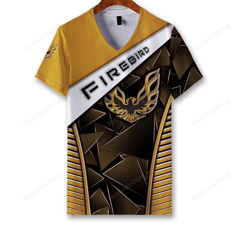 Sportswearmerch Pontiac Firebird Car Personalized V-neck Women T-shirt For Fan