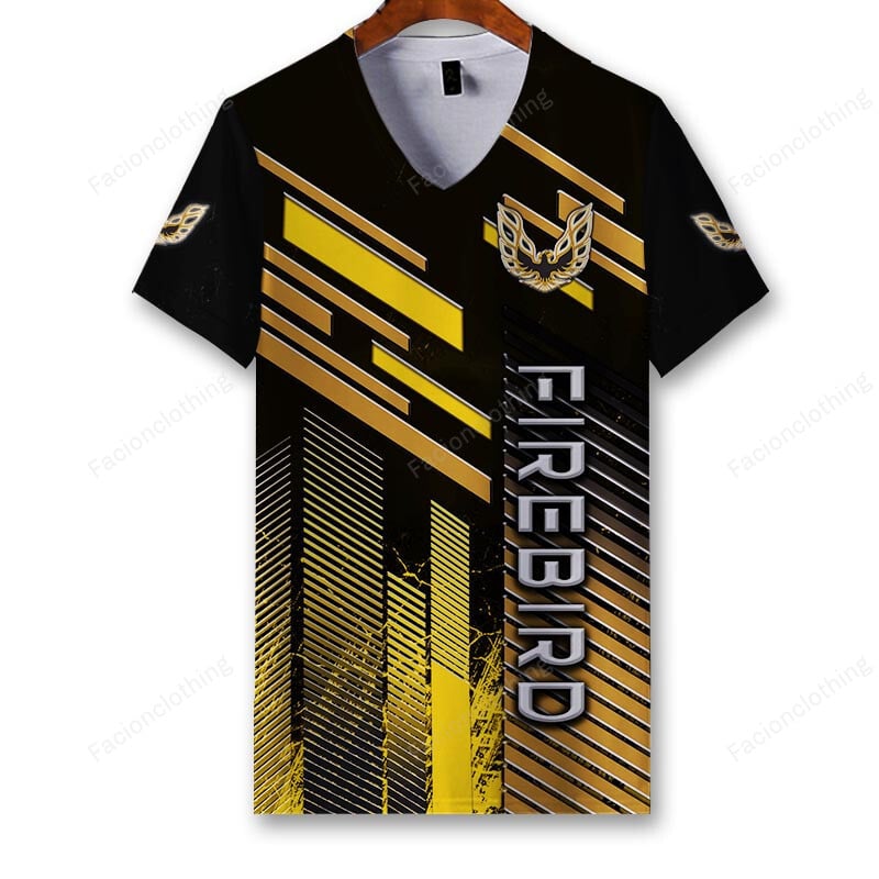 Sportswearmerch Pontiac Firebird Car Personalized V-neck Women T-shirt For Fan