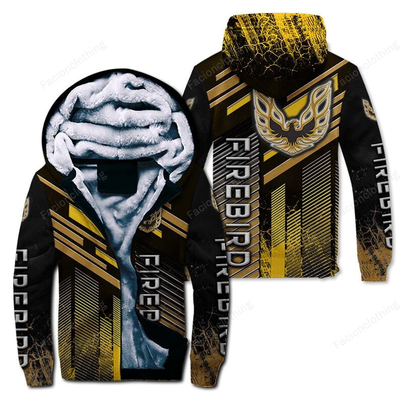 Sportswearmerch Pontiac Firebird Car Personalized Zip Hoodie Velvet Hoodie For Fan
