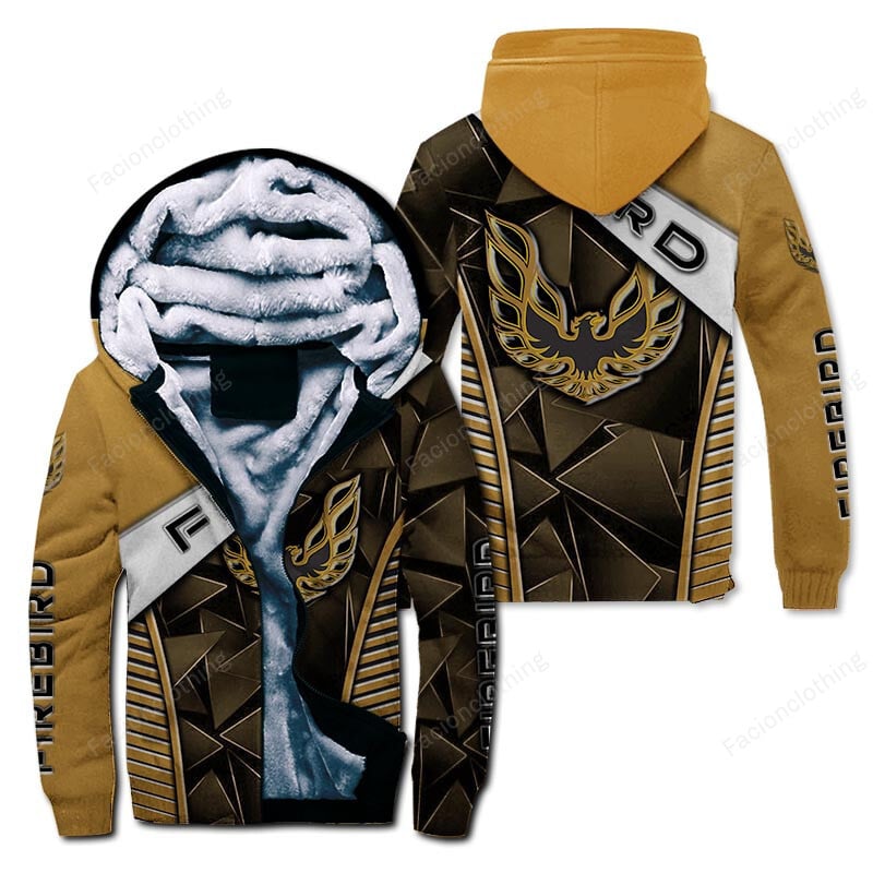 Sportswearmerch Pontiac Firebird Car Personalized Zip Hoodie Velvet Hoodie For Fan
