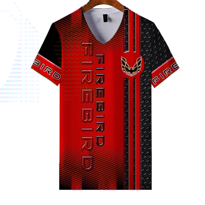 Sportswearmerch Pontiac Firebird Personalized Fashion V-neck Women T-shirt For Fan