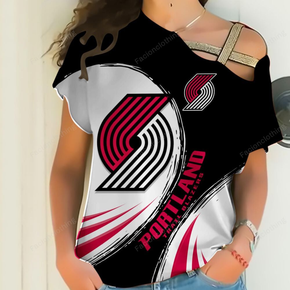 Sportswearmerch Portland Trail Blazers NBA Personalized Strapless Short Sleeve For Fan