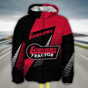 Sportswearmerch Power King Car Puffer Jacket For Fan