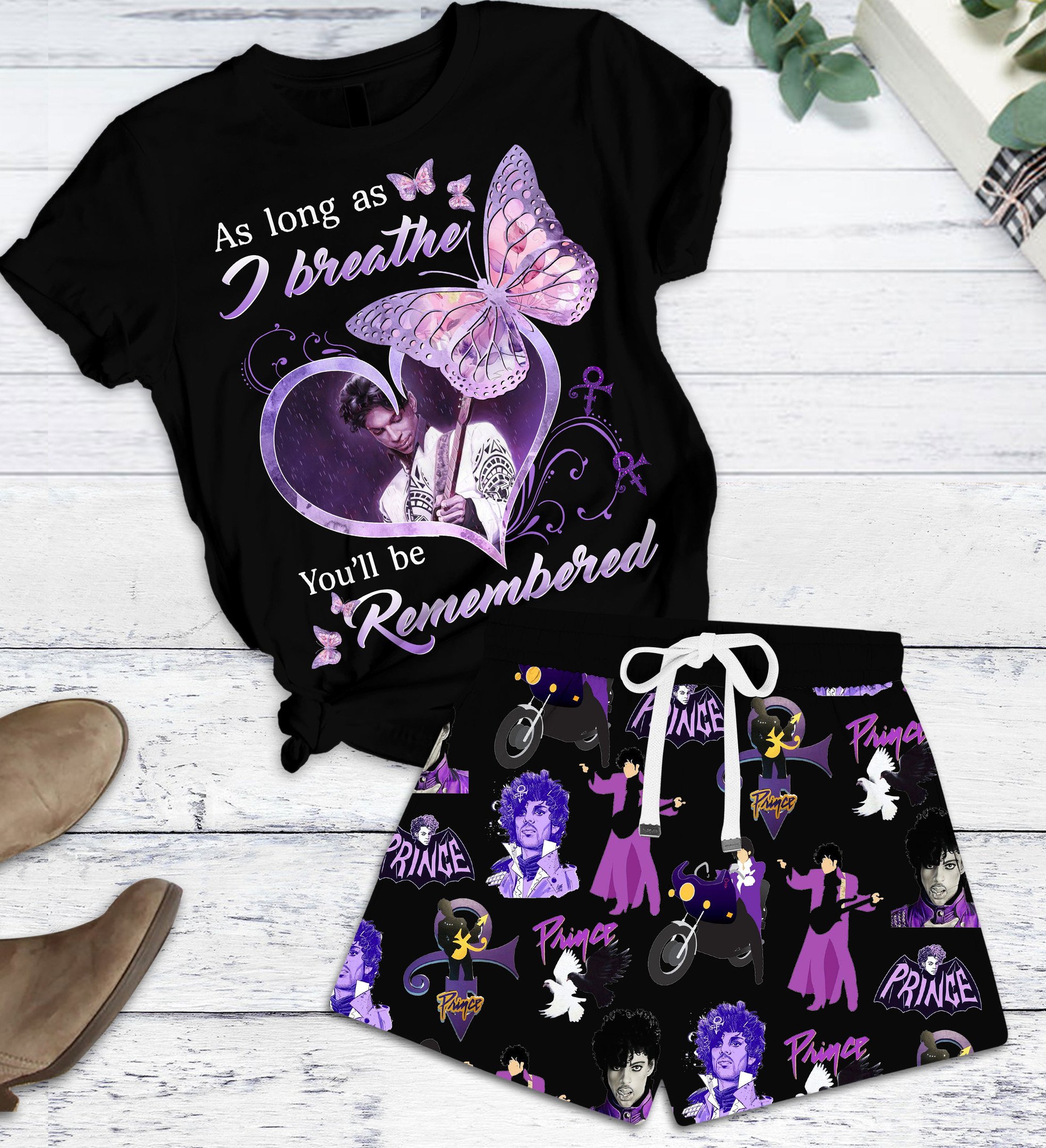 Sportswearmerch Prince Short Pajamas Set Gifts For Fans