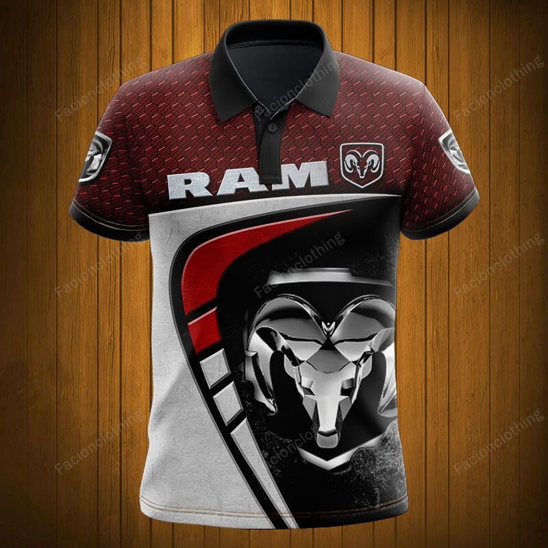 Sportswearmerch Ram Personalized Fashion Polo Shirt For Fan