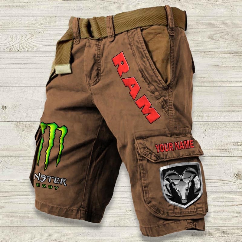 Sportswearmerch Ram Truck Car Denim Short For Fan