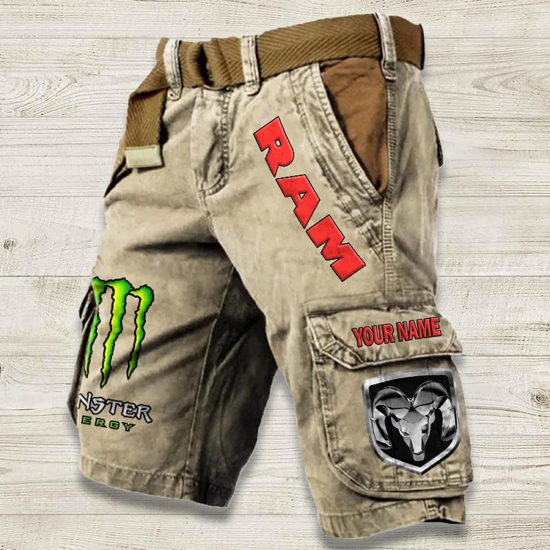 Sportswearmerch Ram Truck Car Denim Short For Fan