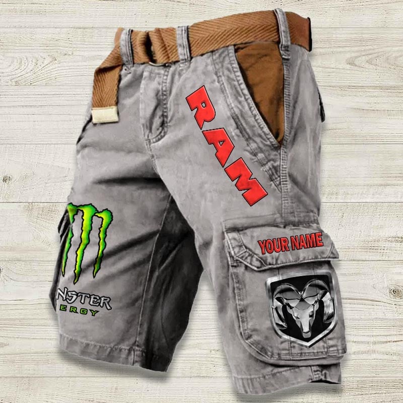 Sportswearmerch Ram Truck Car Denim Short For Fan