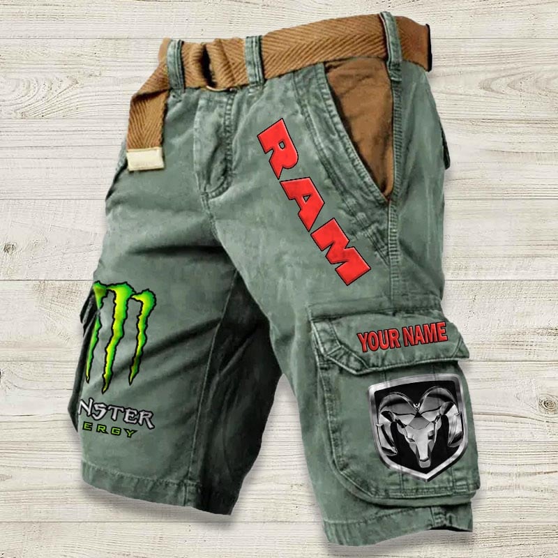 Sportswearmerch Ram Truck Car Denim Short For Fan
