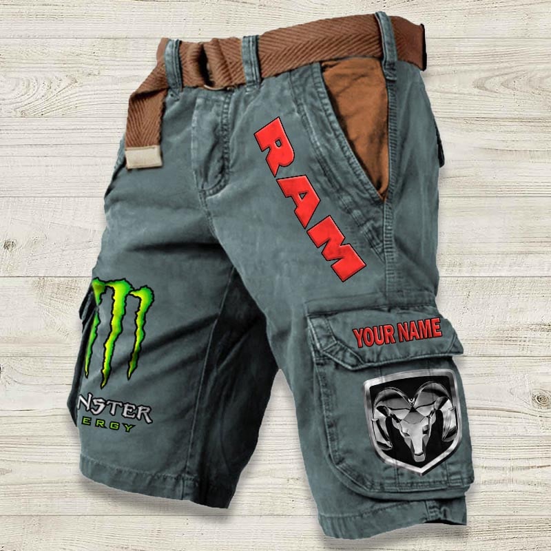 Sportswearmerch Ram Truck Car Denim Short For Fan