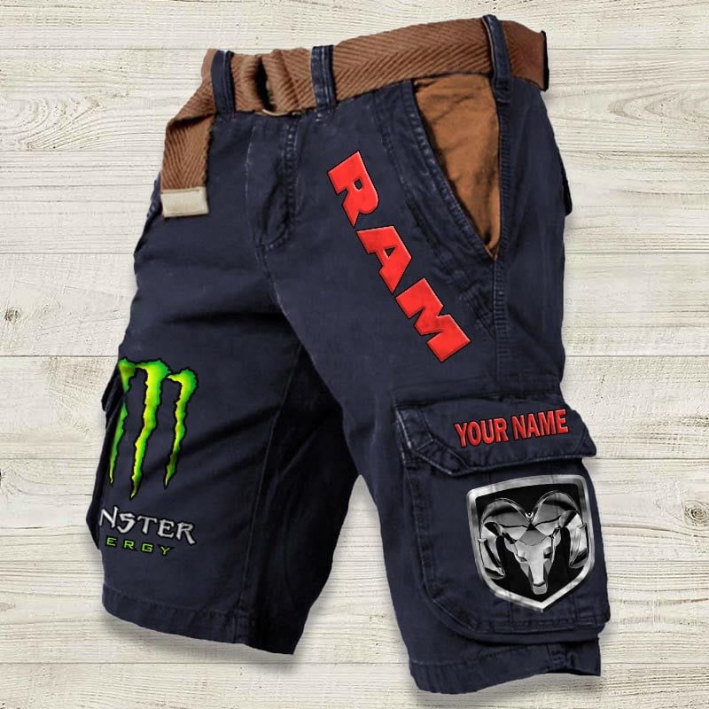 Sportswearmerch Ram Truck Car Denim Short For Fan