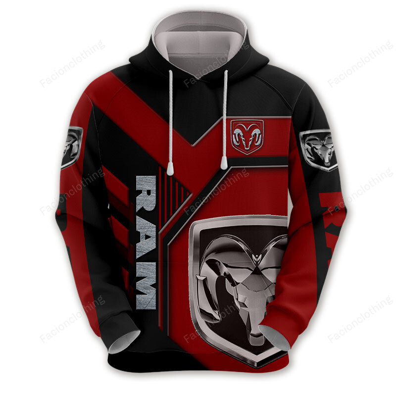 Sportswearmerch Ram Truck Car Personalized Fashion Hoodie For Fan