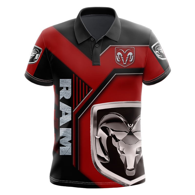 Sportswearmerch Ram Truck Car Personalized Fashion Polo Shirt For Fan