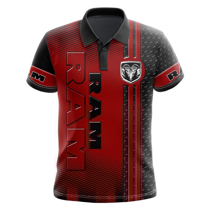 Sportswearmerch Ram Truck Car Personalized Fashion Polo Shirt For Fan