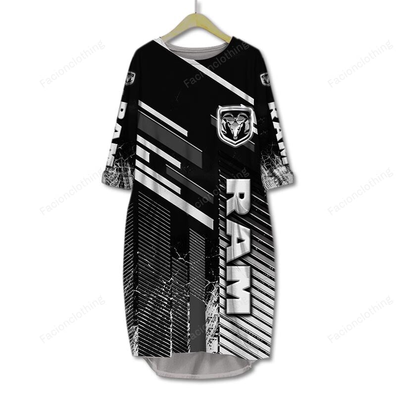 Sportswearmerch Ram Truck Car Personalized Pocket Dress For Fan