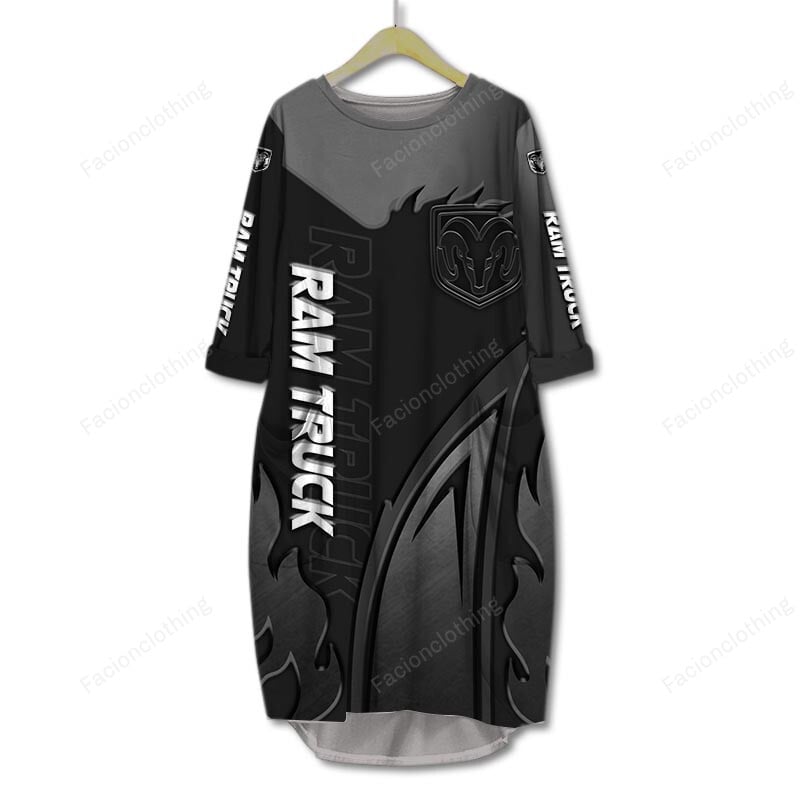 Sportswearmerch Ram Truck Car Personalized Pocket Dress For Fan