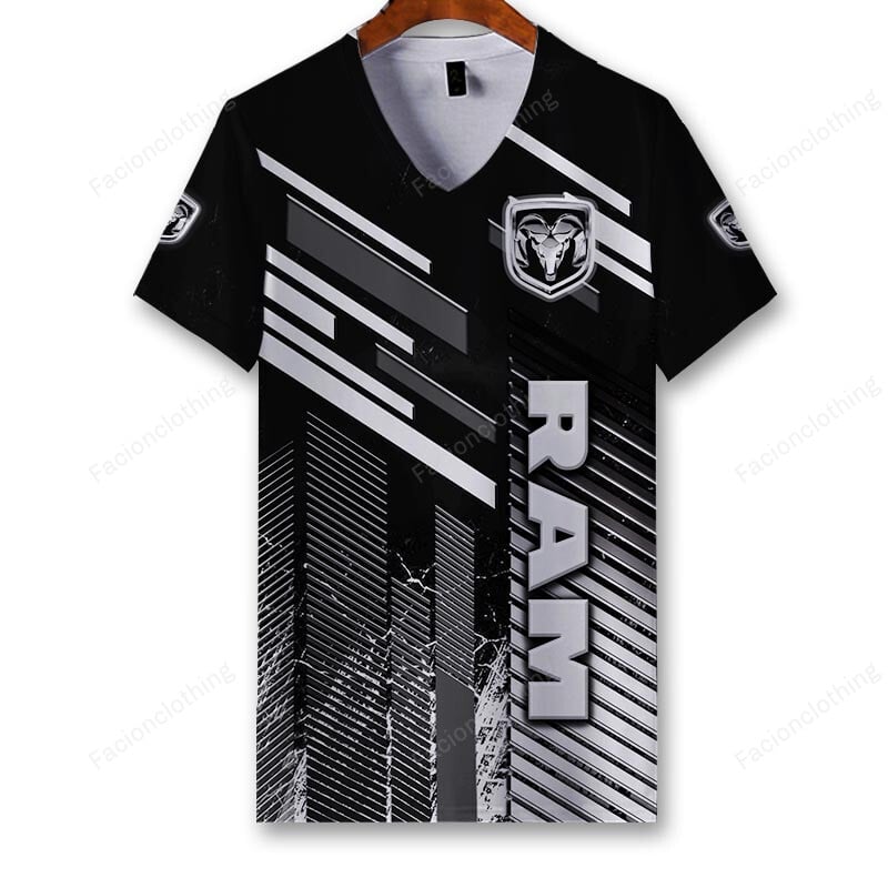 Sportswearmerch Ram Truck Car Personalized V-neck Women T-shirt For Fan