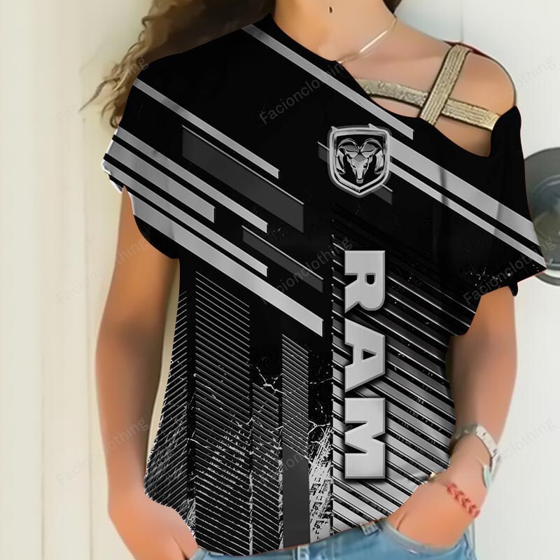 Sportswearmerch Ram Truck Car Personalized Women Shirt For Fan