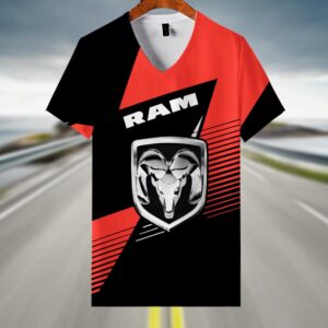 Sportswearmerch Ram Truck V-neck Women T-shirt For Fan