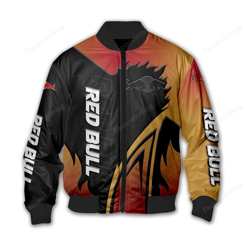 Sportswearmerch Red Bull Personalized Bomber Jacket For Fan