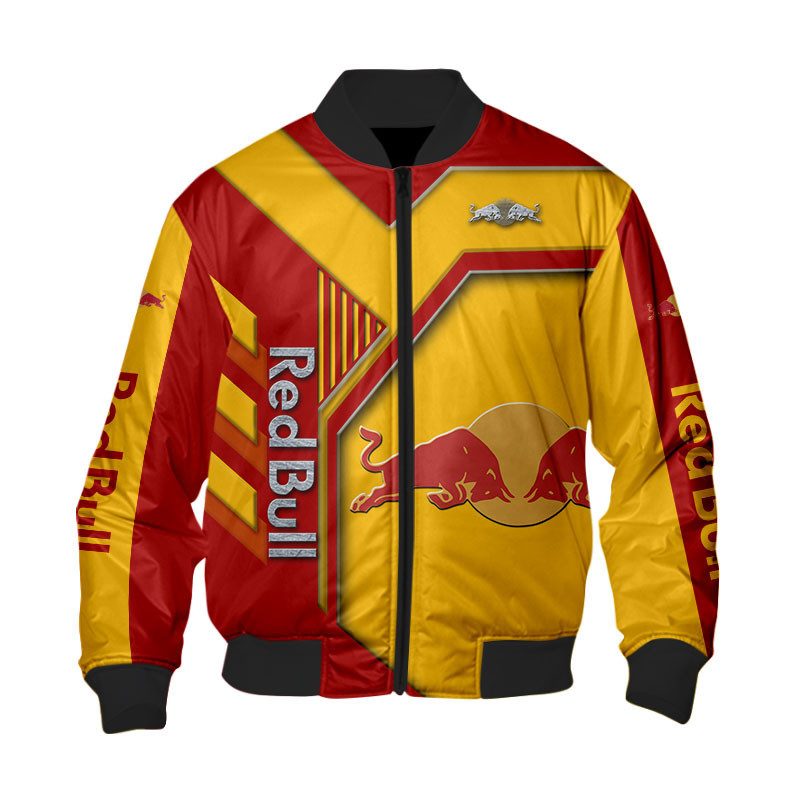 Sportswearmerch Red Bull Personalized Fashion Bomber Jacket For Fan