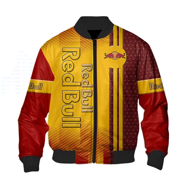 Sportswearmerch Red Bull Personalized Fashion Bomber Jacket For Fan