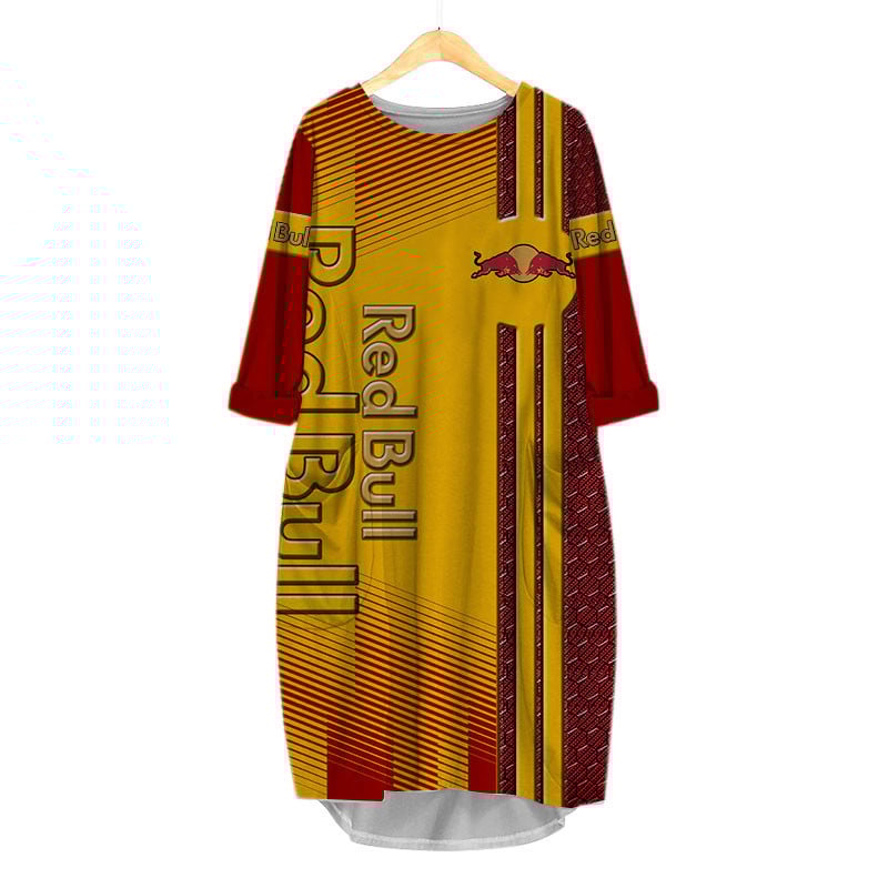 Sportswearmerch Red Bull Personalized Fashion Pocket Dress For Fan