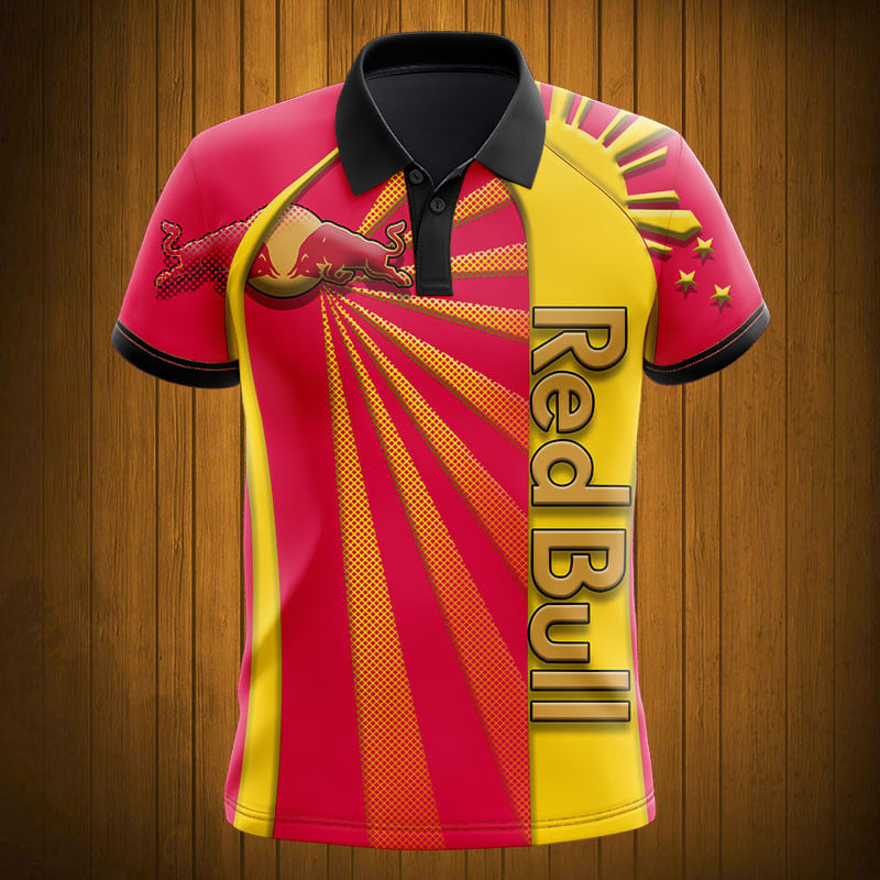 Sportswearmerch Red Bull Personalized Fashion Polo Shirt For Fan