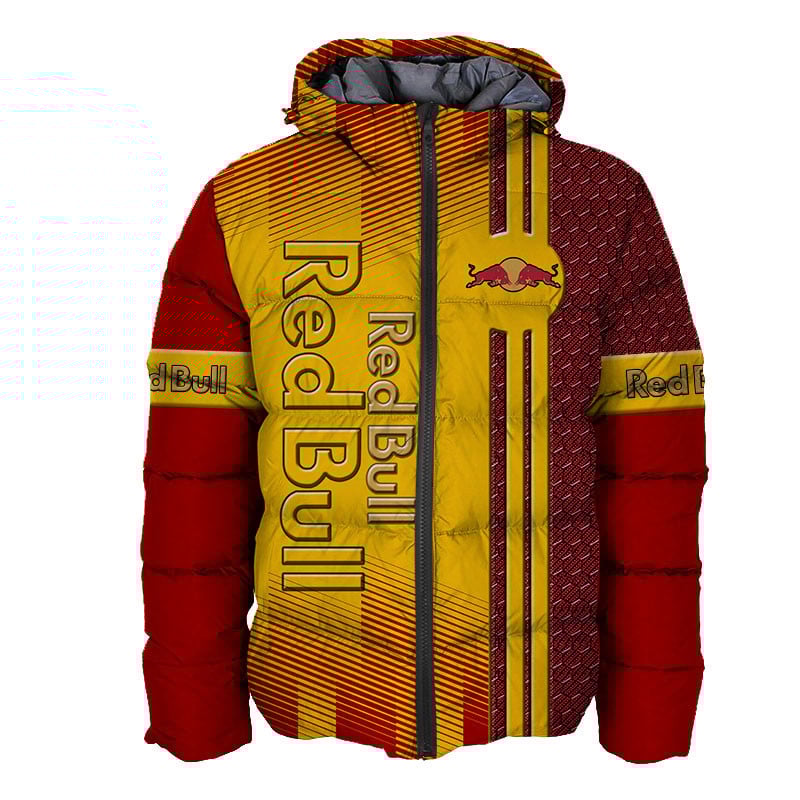 Sportswearmerch Red Bull Personalized Fashion Puffer Jacket For Fan