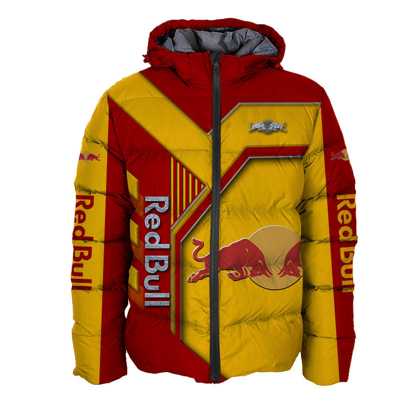 Sportswearmerch Red Bull Personalized Fashion Puffer Jacket For Fan