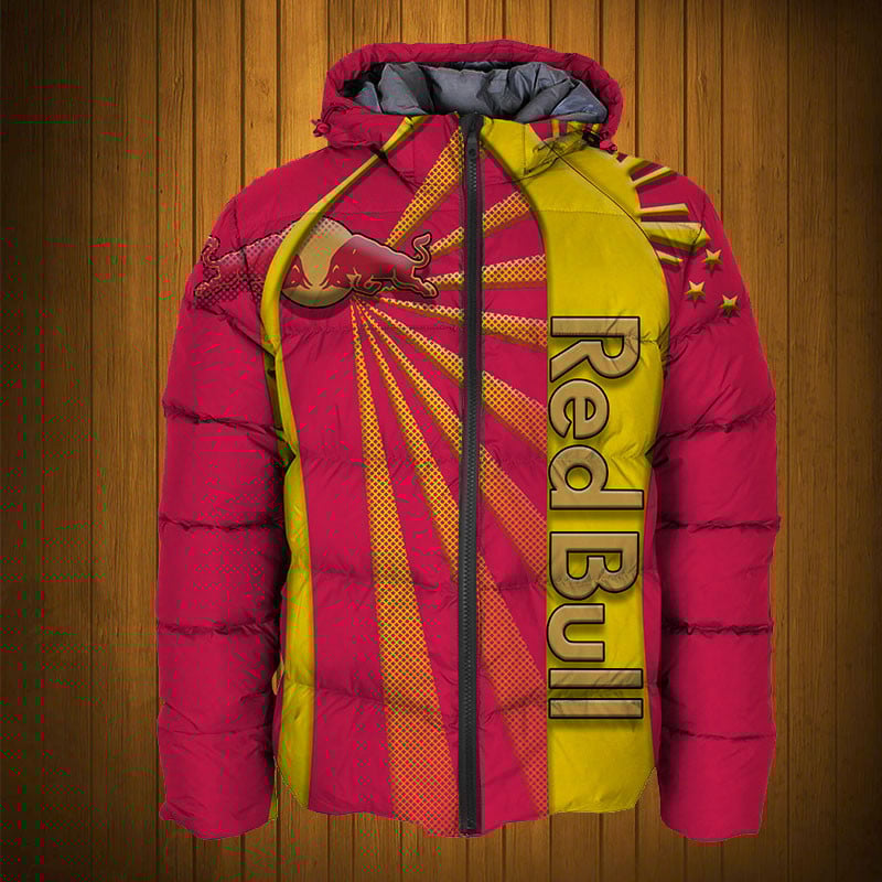 Sportswearmerch Red Bull Personalized Fashion Puffer Jacket For Fan