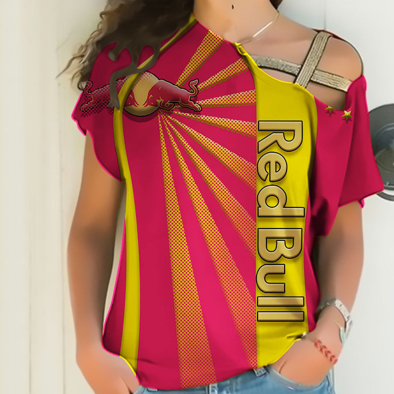 Sportswearmerch Red Bull Personalized Fashion Strapless Short Sleeve For Fan