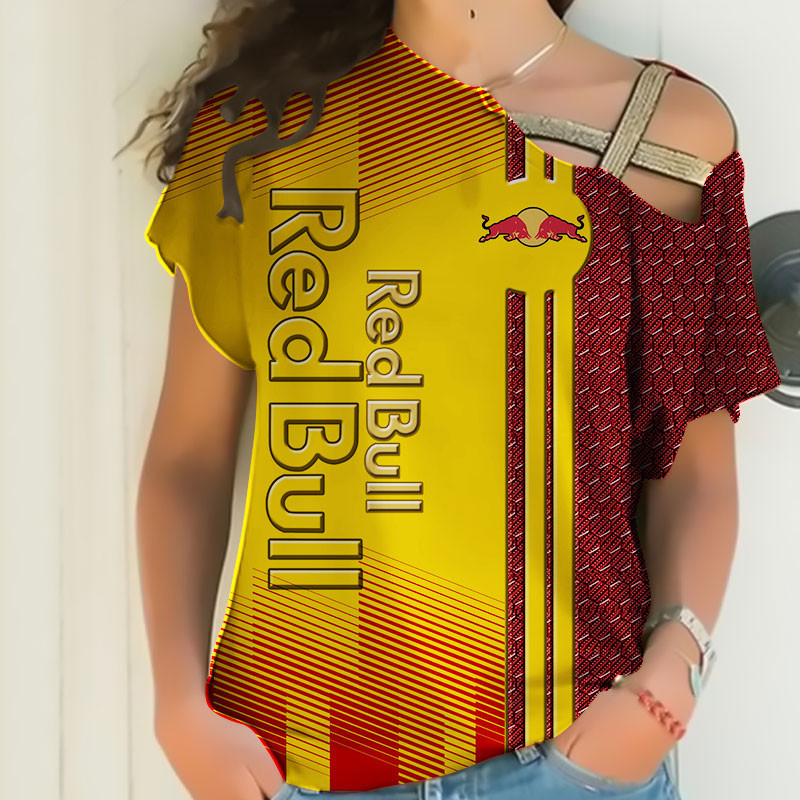Sportswearmerch Red Bull Personalized Fashion Strapless Short Sleeve For Fan